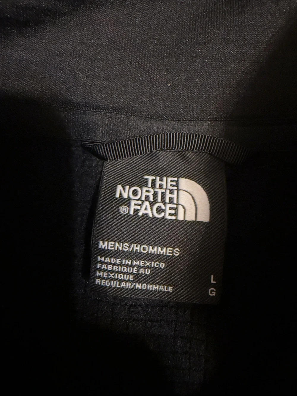 The North Face Men's Black Quarter Zip Pullover Jacket